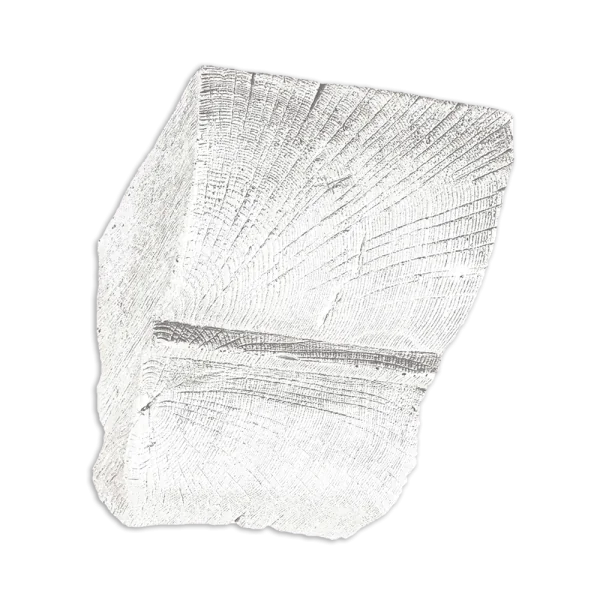 SUPORTE VIGA IMITAÇÃO DE MADEIRA REAL 9X6 BRANCO
