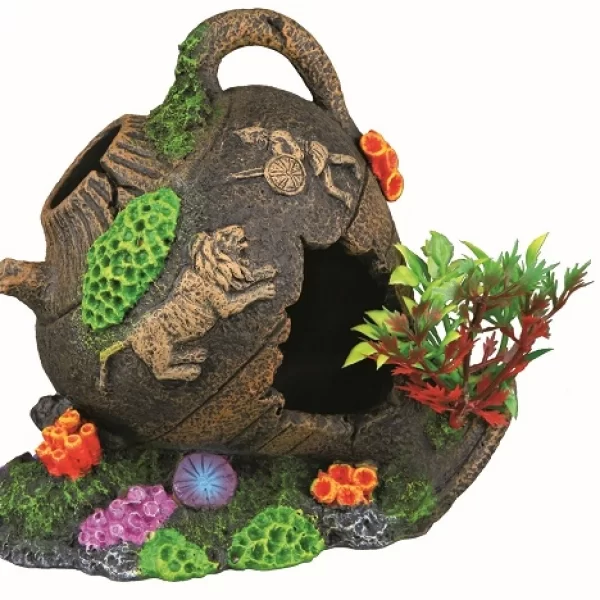 Rocha c/ Conchas em Poliresina 11 cm