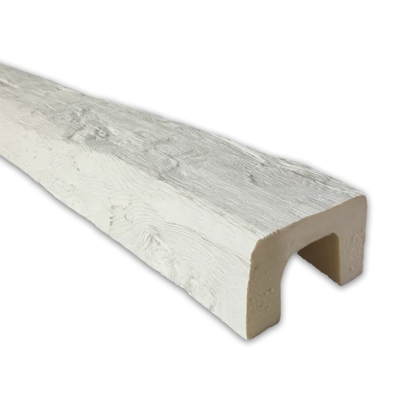 VIGA IMITAÇÃO DE MADEIRA REAL 9X6 BRANCA - 2M