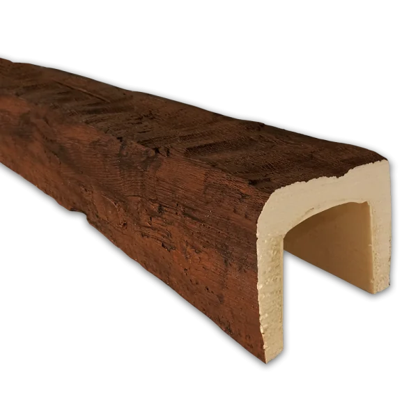 VIGA IMITAÇÃO DE MADEIRA REAL 12X12 RÚSTICA - 2M