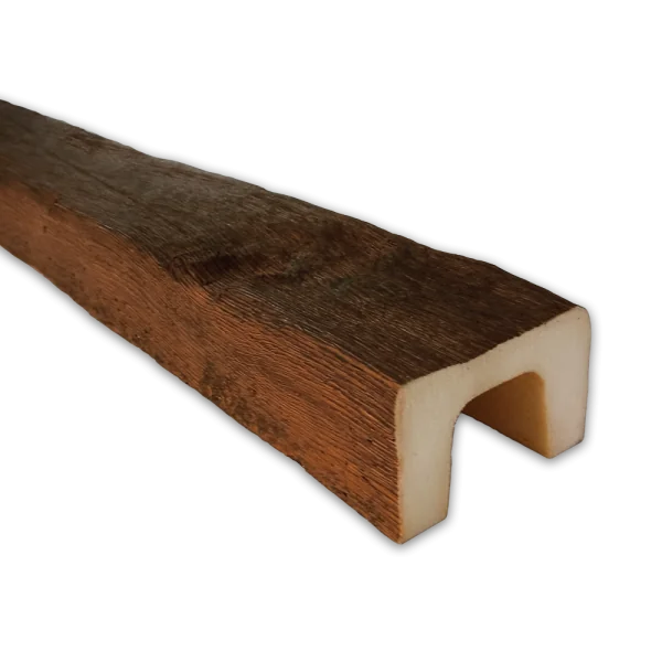VIGA IMITAÇÃO DE MADEIRA REAL 9X6 RÚSTICA - 2M